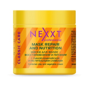 Маска для волос Восстановление и питание Nexxt Professional.
